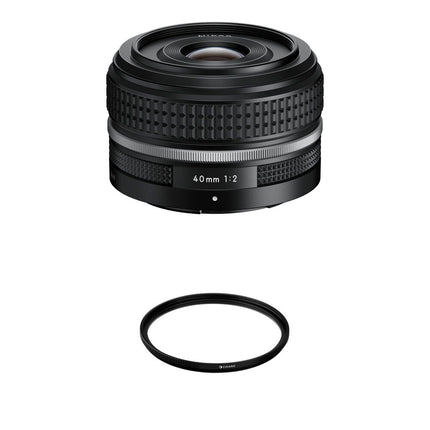 Nikon NIKKOR Z 40mm f/2 Lente Z-Mount FX Formato con Filtro UV 52mm