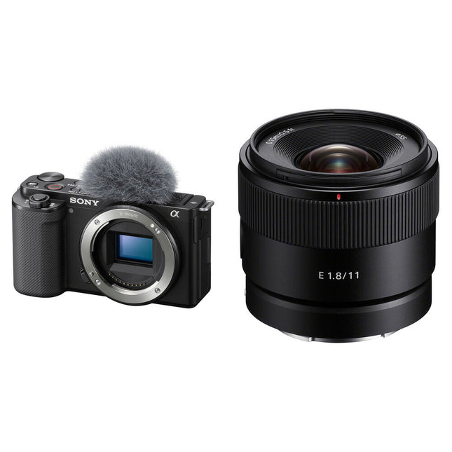 Sony ZV-E10 Cámara sin Espejo 24.2MP 4K30p con Lente 11mm f/1.8