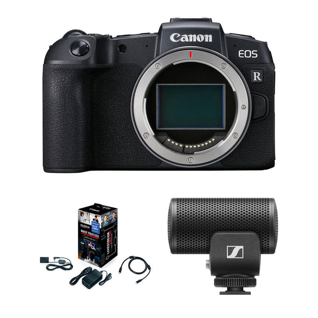 Canon EOS RP Cámara Sin Espejo Kit Inicio Micrófono Direccional