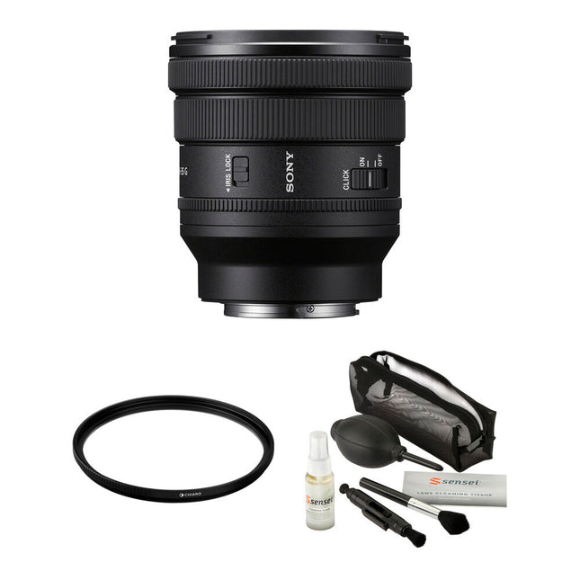 Sony FE PZ 16-35mm f4 G Lente zoom Power Apertura f4 a f22 con filtro 72mm y kit de limpieza