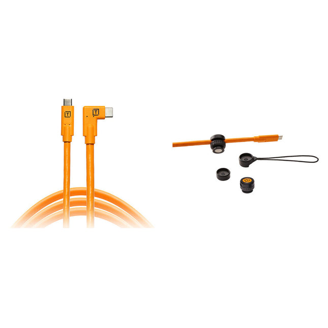 Tether Tools TetherPro Cable USB-C 15 pies con Kit Soporte TetherGuard