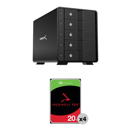 Sabrent USB 3.2 Gen 2 Docking Station 5 Bahías SATA 80TB 7200 rpm