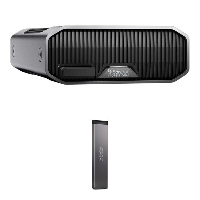 SanDisk Professional 6TB G-DRIVE Project HDD 7200 rpm y 4TB PRO-BLADE SSD 3000 MB/s Kit Mag