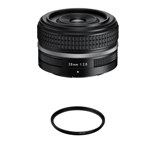 Nikon NIKKOR Z 28mm f/2.8 SE Lente con Filtro UV 52mm y Motor AF Dual
