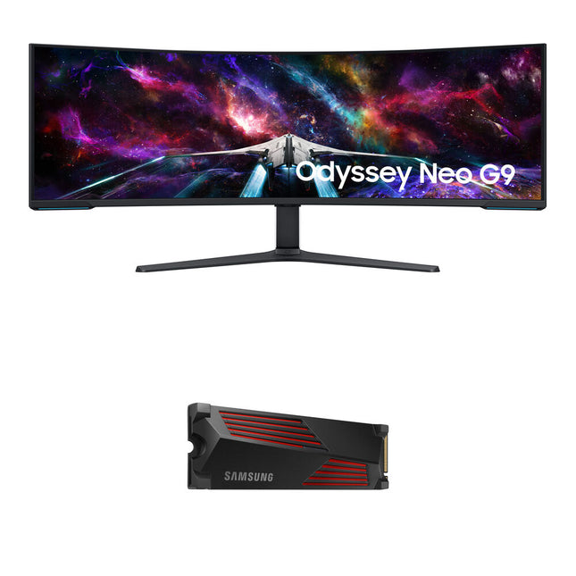 Samsung Odyssey Neo G9 Monitor Curvo 57" Dual 4K 240Hz M.2 SSD 2TB