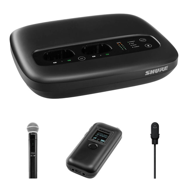 Shure MXW neXt 2 Sistema Inalámbrico para Aula con Mics 1.9 GHz rango 45 m