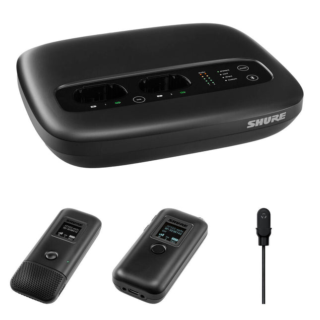 Shure MXW neXt 2 Kit de Conferencia Inalámbrico 2 Canales 150 ft Alcance