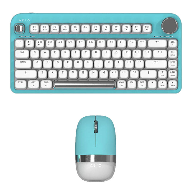 AZIO IZO Kit Teclado y Ratón Inalámbrico Bluetooth 5.0 Batería 5000mAh