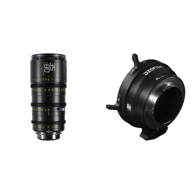 DZOFilm Catta Ace 35-80mm T2.9 Lente Zoom Cine con Adapter Octopus PL a Leica L