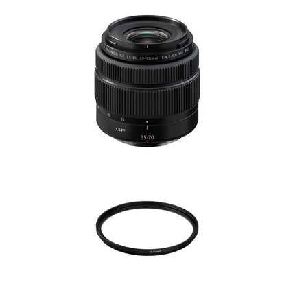 FUJIFILM GF 35-70mm f4.5-5.6 WR Zoom Medio Formato con Filtro UV 62mm