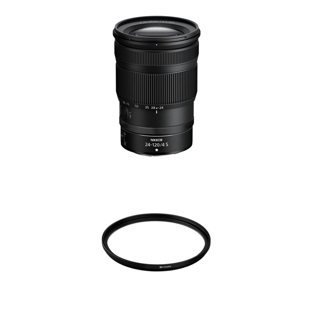 Nikon NIKKOR Z 24-120mm f4 S Lente Zoom Full Frame con Filtro UV 77mm