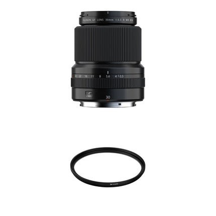 Objetivo FUJIFILM GF 30mm f3.5 R WR Montura G 58mm Filtrado Kit