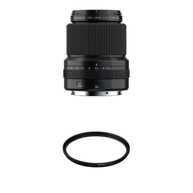 Objetivo FUJIFILM GF 30mm f3.5 R WR Montura G 58mm Filtrado Kit