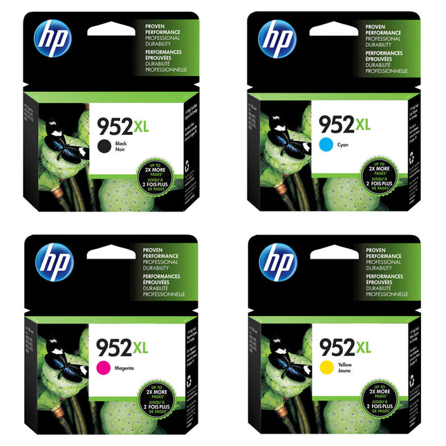 Cartuchos de Tinta HP 952XL Negro Cian Magenta Amarillo para OfficeJet Pro 7720 7740 8210 8216 8710 8720 8730 8740