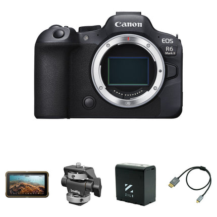 Cámara sin Espejo Canon EOS R6 Mark II Kit Cine Monitor 5.2" 4K Batería 74.37Wh