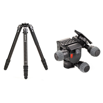 Benro Mammoth Trípode de Fibra de Carbono 67.3" 15 lb con Cabeza Inteligente Polaris Astro