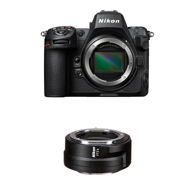 Nikon Z8 Cámara Sin Espejo 45.7MP 8.3K 60p con Adaptador FTZ II