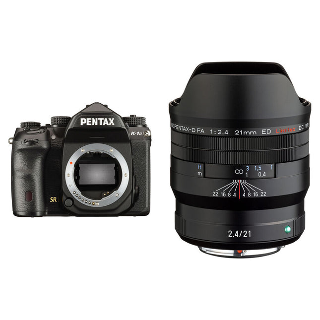 Pentax K-1 Mark II Cámara Réflex 36.4MP 3.2" LCD con Objetivo 21mm f/2.4ED