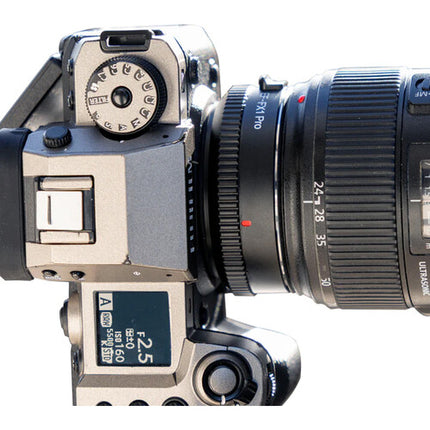 Viltrox EF-FX1 PRO Adaptador de Montura para Lentes Canon EF EF-S a FUJIFILM X con Control de Apertura y Autofocus