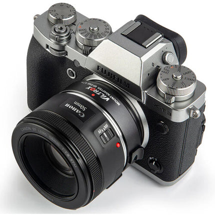 Viltrox EF-FX1 PRO Adaptador de Montura para Lentes Canon EF EF-S a FUJIFILM X con Control de Apertura y Autofocus