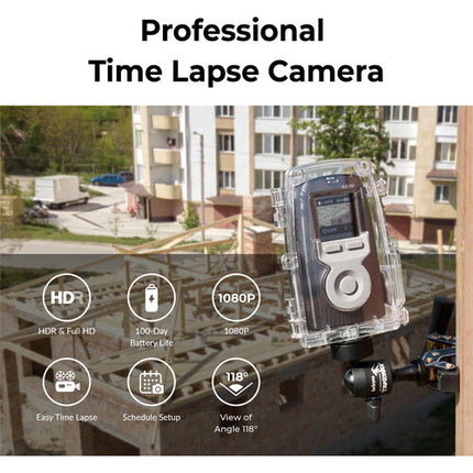 Brinno BCC300-C Cámara Time-Lapse Exterior 1080p 118° Ángulo