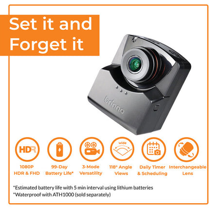 Brinno EMPOWER TLC2020 Cámara de Lapso de Tiempo Exterior 1080p 2 Pantalla 16GB microSD