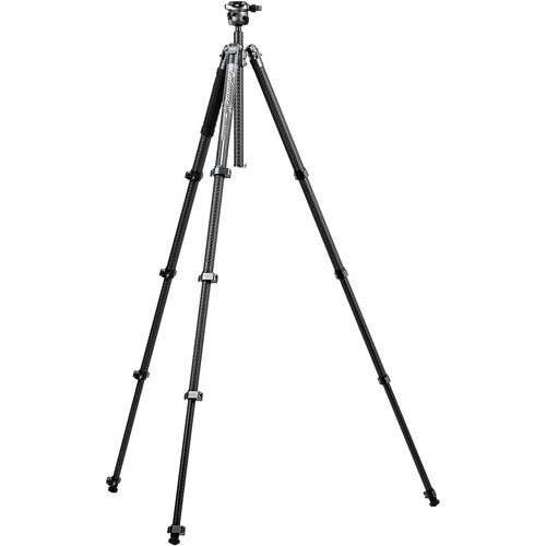 Fotopro X-Airfly Tripode de Viaje en Fibra de Carbono 63 Pulgadas y 11 lb con Soporte para Smartphone