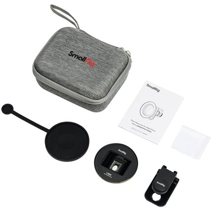 SmallRig Lente Anamórfica 1.55x para Móviles T-Mount 130° Ángulo