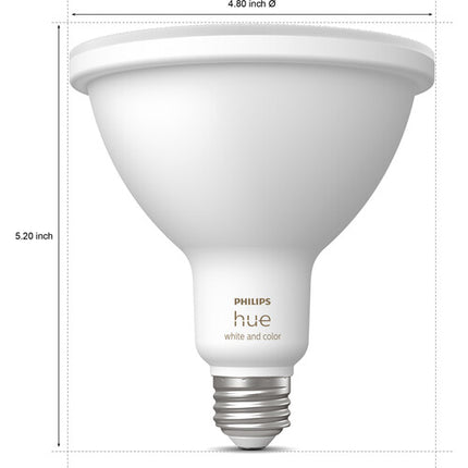 Philips Hue PAR38 Foco LED 1300 Lúmenes Dimmable 2-Pack Bluetooth Zigbee