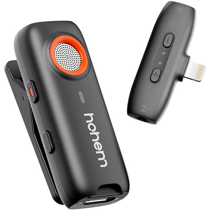 Hohem MIC-01 Sistema Micrófono Inalámbrico para Dispositivos Lightning 328 ft Alcance 2.4 GHz