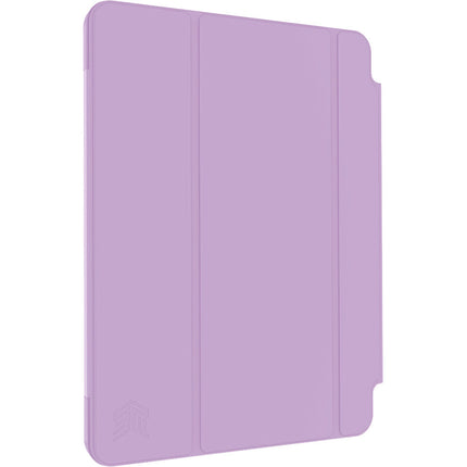 STM Studio Folio Funda para iPad Air 11 y iPad Pro 11 Púrpura con Soporte y Almacenamiento Apple Pencil