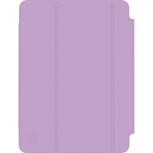 STM Studio Folio Funda para iPad Air 11 y iPad Pro 11 Púrpura con Soporte y Almacenamiento Apple Pencil