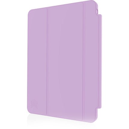 STM Studio Folio Funda para iPad Air 11 y iPad Pro 11 Púrpura con Soporte y Almacenamiento Apple Pencil