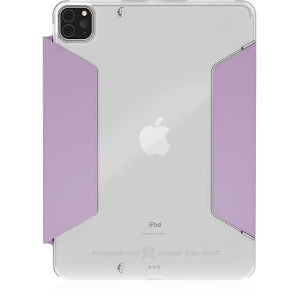 STM Studio Folio Funda para iPad Air 11 y iPad Pro 11 Púrpura con Soporte y Almacenamiento Apple Pencil