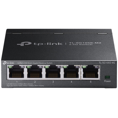 TP-Link TL-SG105S-M2 Switch de Red No Gestionado 5 Puertos 2.5G Metal