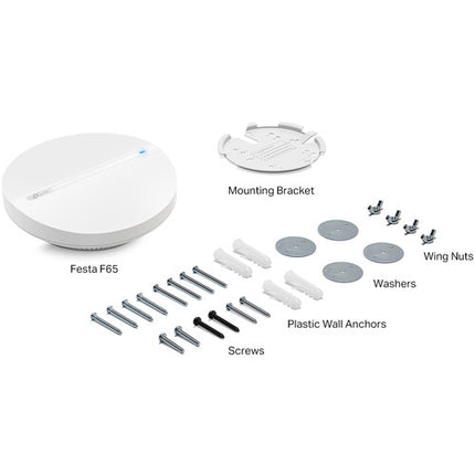 TP-Link Festa F65 AX3000 Punto de Acceso Wi-Fi 6 Dual Band 2976 Mb/s con Adaptador de Corriente
