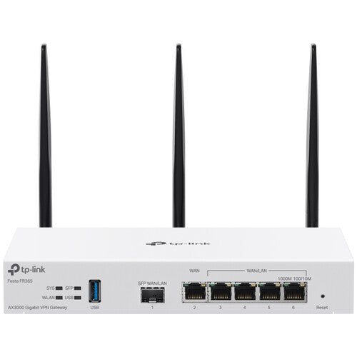 TP-Link Festa FR365 AX3000 Router Wi-Fi 6 Dual Banda 2976 Mb/s 4 Puertos Gigabit