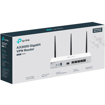 TP-Link Festa FR365 AX3000 Router Wi-Fi 6 Dual Banda 2976 Mb/s 4 Puertos Gigabit