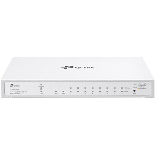 TP-Link Festa FS310GP Switch Gestionado Gigabit 8 Puertos PoE+ 61W y 2 SFP