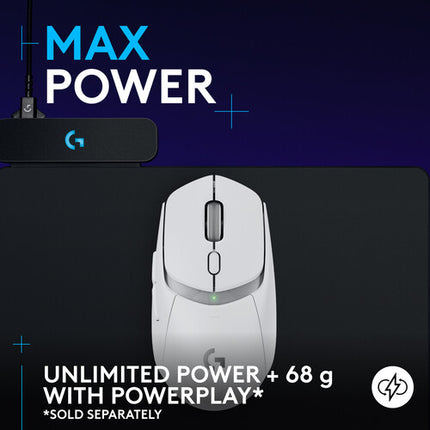 Logitech G G309 LIGHTSPEED Ratón Gaming Inalámbrico Blanco 25600 dpi 6 Botones Programables