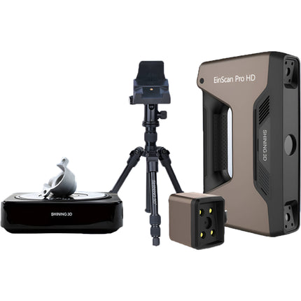 Afinia Einscan Pro HD Escáner 3D Portátil Precisión 0.045 mm Bundle con Turntable Automático