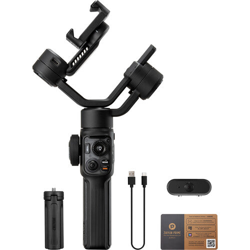 Zhiyun Smooth 5S AI Combo Estabilizador 3 Ejes Smartphone 5.3 a 10.6 kg 26H Autonomía