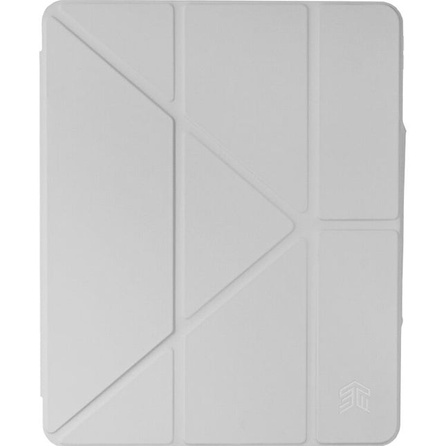 Funda folio STM OPP para iPad Air 13" M2 con soporte y almacenamiento para Apple Pencil gris
