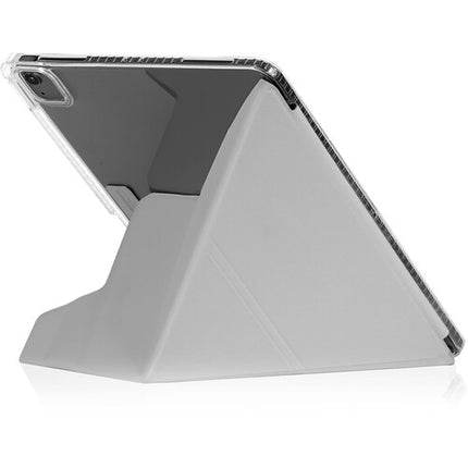 Funda folio STM OPP para iPad Air 13" M2 con soporte y almacenamiento para Apple Pencil gris