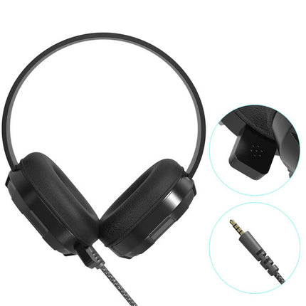 iBenzer Bumptect HS01 Auriculares Over-Ear con Micrófono y Control de Volumen