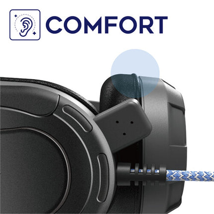 iBenzer Bumptect HS01 Auriculares Over-Ear con Micrófono y Control de Volumen