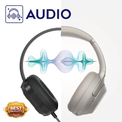 iBenzer Bumptect HS01 Auriculares Over-Ear con Micrófono y Control de Volumen