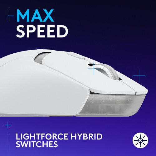 Logitech G G309 LIGHTSPEED Ratón Gaming Inalámbrico Blanco 25600 dpi 6 Botones Programables