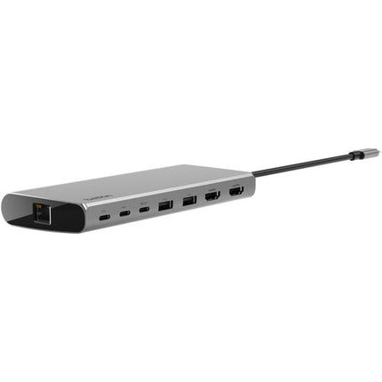 Belkin 8-en-1 USB-C Hub con Dual Display 100W Ethernet HDMI Plata