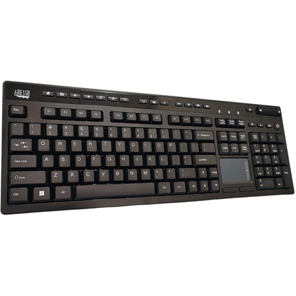 Adesso Multi-Channel Touchpad Keyboard Teclado con 104 Teclas Rueda de Volumen USB-C